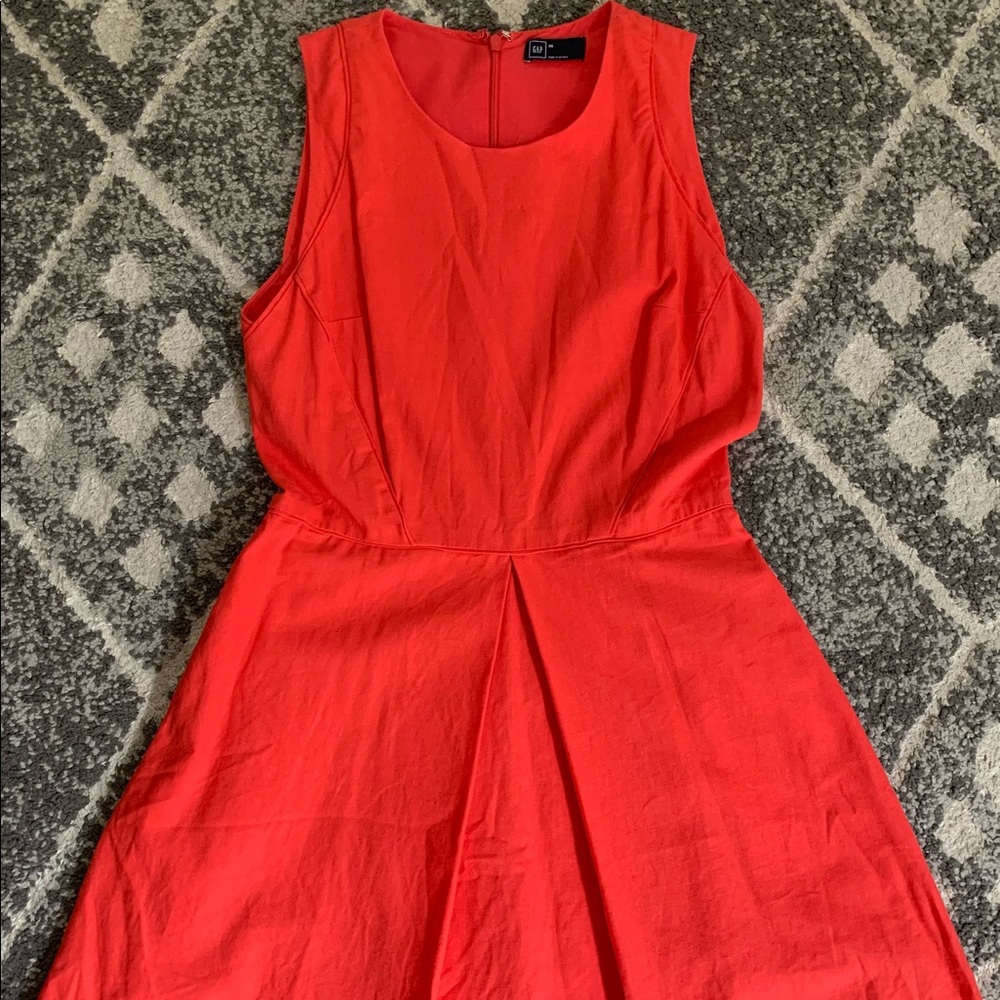 Coral Gap skater linen dress in Size 6